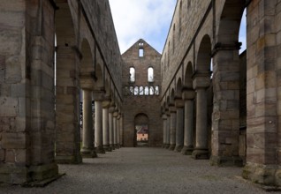 Paulinzella, monastery ruins. Main construction period 1105-24 since 16-17th century Ruin of
