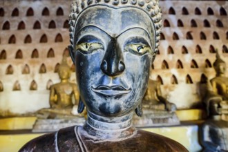 Statue of buddha in thailand, digital photo picture as a background, taken in Sisaket temple laos,