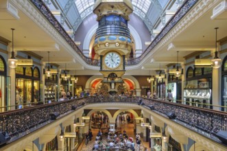 The Great Australian Clock in the Queen Victoria Building, Sydney, NSW, Australia