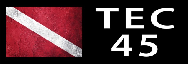 Tec 45, Diver Down Flag, Scuba flag, Scuba Diving