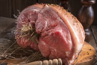 Raw rustic roast