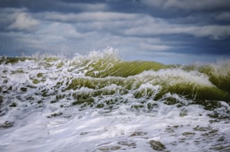 Big Wave During the Storm on the Black Sea Varna, Bulgaria