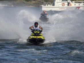 Olbia, Italy - September 16 - 20192 Aquabike world Championship gran prix of Italy