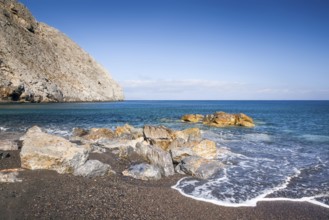 An image of a nice Santorini beach