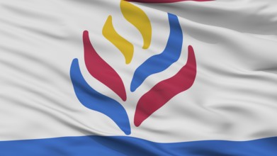 Learning And Lib Flag, Closeup View
