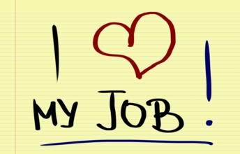 I love My Job Concept