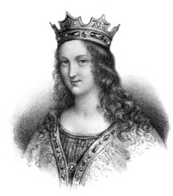 Adelaide-Blanche of Anjou, c.? 940-1026, wife to Louis V, called The Lazy, c. 966/67-987, King of