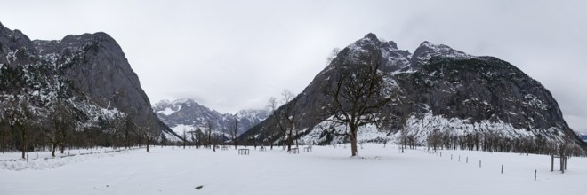 Großer Ahornboden in winter, Karwendel