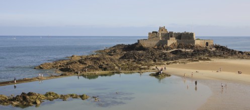Fort National. Medieval fort in St Malo, Brittany
