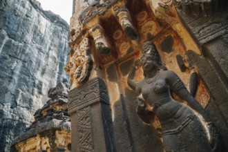 Ellora Caves ancient ruins in Maharashtra, India