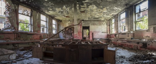 Details of an old abandoned factory