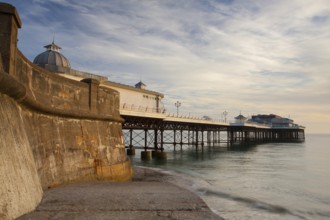 Cromer beach and Pier in Norfolk during a sunrise in the summer, Great Britain