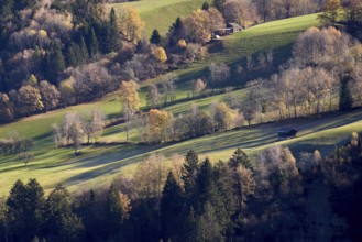 Autumn in the Liesertal near Gmünd, Carinthia, Austria