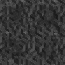 A cube endless background texture 3d illustration