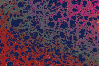 Ebru marble effect surface pattern design for print