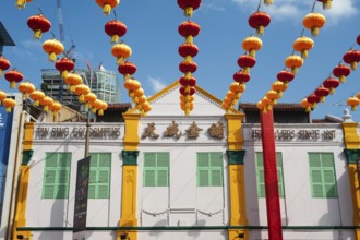 11.02.2019, Singapore, Republic of Singapore, Asia, Annual street decoration with lanterns for the