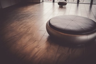 Fashionable Lounge Round Chair Image. Shooting Location: Yokohama-city kanagawa prefecture