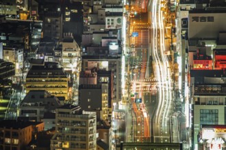 Yokohama night view seen from the Landmark Tower. Shooting Location: Yokohama-city kanagawa