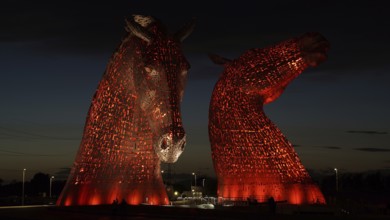 Scotland, The Kelpies in Falkirk, Falkirk