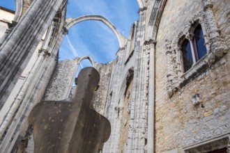 Remains of the convent of the Carmo. Lisbon, Portugal