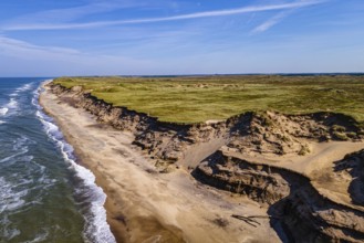 Hike on Agger beach, Thy, Jutland, Denmark