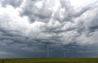 Summer Storms in the Canadian Prairies Dramatic Scenes