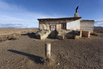 Refuge in the Bardenas reales, Navarra, Spain