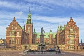 Frederiksborg Palace is a palace in Hillerod, Denmark. It was built as a royal residence for King