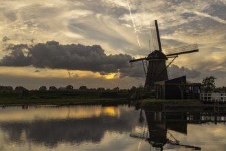 Evening at Kinderdijk, Netherlands