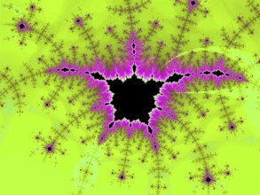 An illustration of a nice abstract fractal graphic background