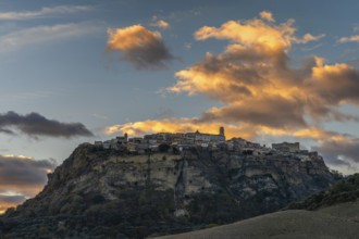 Santa Severina, Italy, 6 December, 2023: view of the hilltop village of Santa Severina in Calabria
