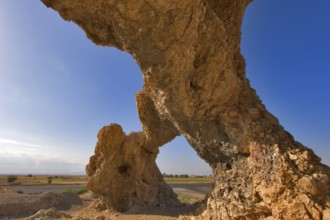 The rests of ancient mountains in the Jordanian valley