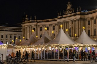 Christmas market, Humboldt Forum, Berlin, Federal Republic of Germany