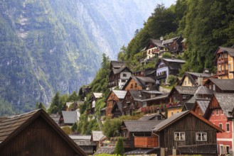 Hallstatt village in Alps, Austria