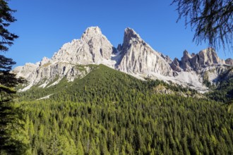 Scenic landscape of Dolomites, Belluno Province, Dolomiti Alps, Italy