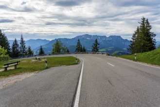 Rossfeld Panorama Road in the Bavarian Alps, Germany