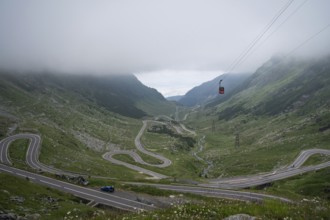 Transfagarasan Road in Fagaras Mountains, Romania