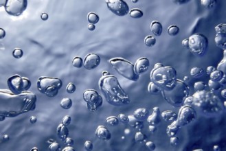 Air Bubbles, Underwater Bubbles Abstract Underwater Background
