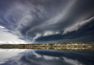 Prairie Storm Clouds Canada Saskatchewan Dramatic Summer