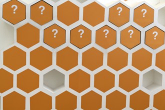 Storage room, stylized honeycomb