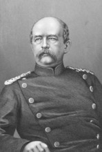 Otto von Bismarck (1815-1898) on engraving from the 1800s. Prussian German statesman and aristocrat