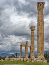 Detail of the Zeus temple in Athens
