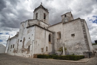 Renovated historic Church of Santa Maria do Castelo, Tavira, Algarve, Portugal