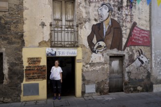 Historical murals in Orgosolo, Sardinia