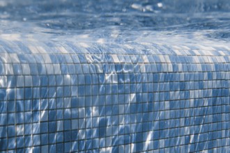 Mosaic tiles swimming pool Underwater