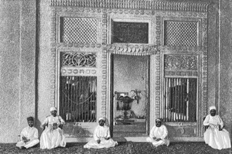 Old vintage photo of Parsi Fire Temple mumbai maharashtra India