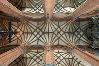 Güstrow, St Mary's Parish Church, St Mary's Church, vault in the nave