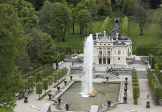 Linderhof Palace is the smallest of the three palaces built by King Ludwig II of Bavaria