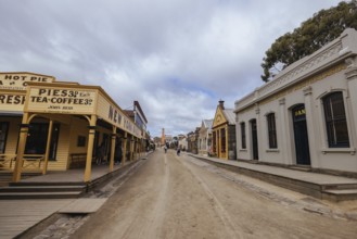 SOVEREIGN HILL, AUSTRALIA, April 17: Sovereign Hill is an open air museum recreating the atmosphere