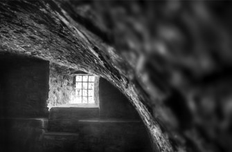 A cellar of an old castle, Germany